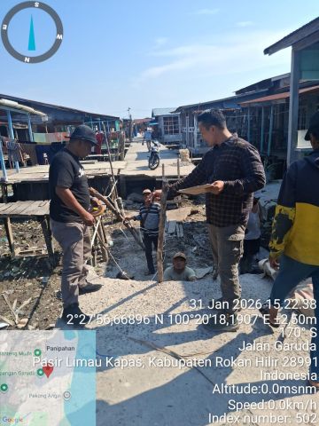 Bupati Rokan Hilir Bergerak Cepat, Jalan Rusak Di Panipahan Jadi Perhatian Serius